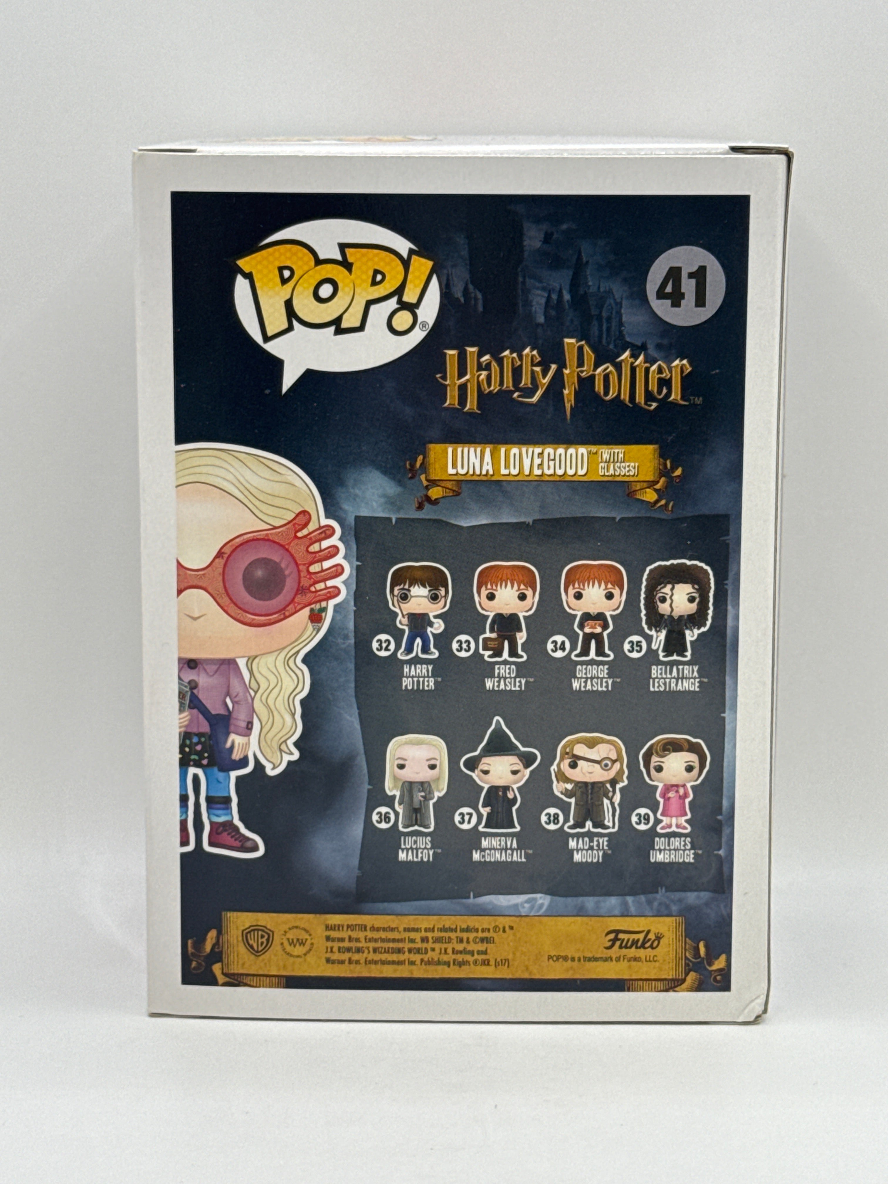 Harry Potter: Luna Lovegood (With Glasses) - 2017 Summer Convention Exclusive  #41 Funko Pop