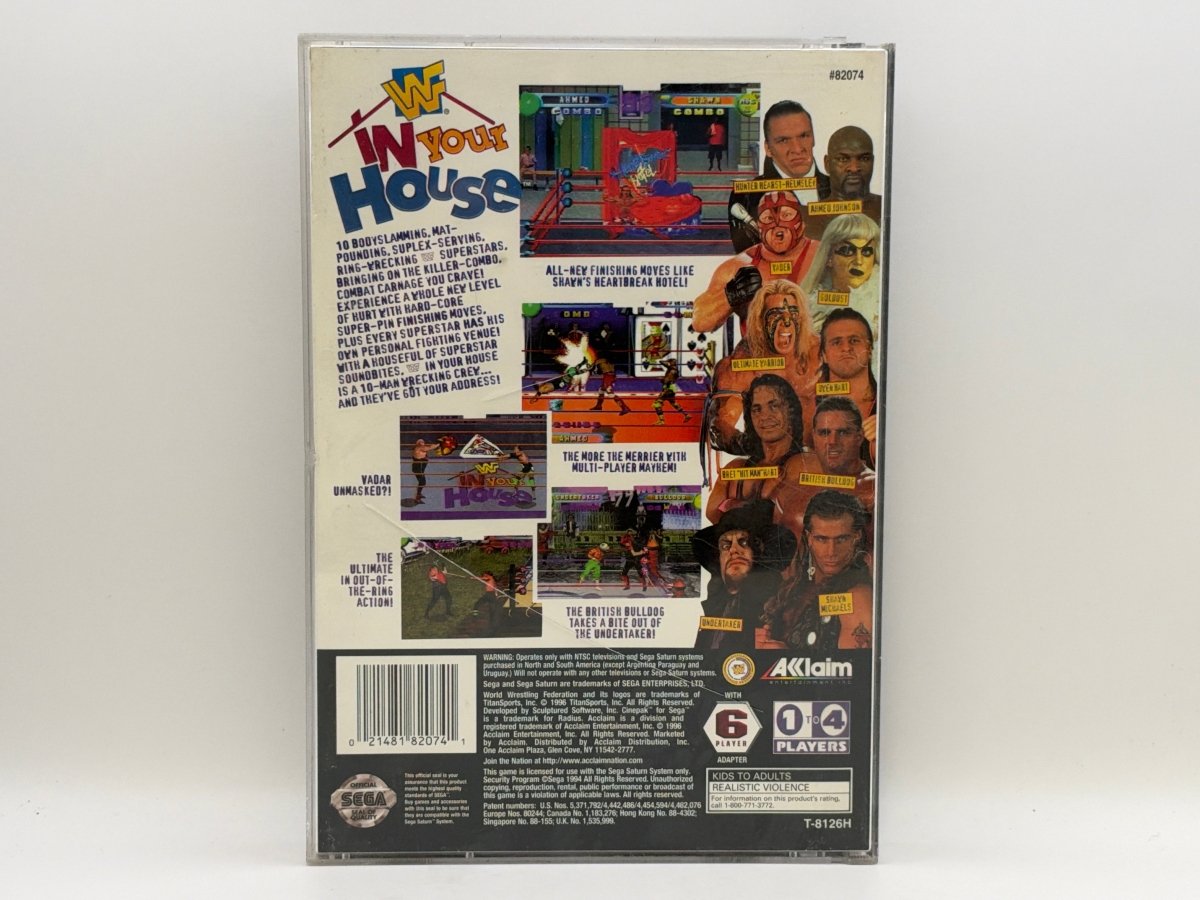 WWF In Your House CL01 (CIB) Sega Saturn