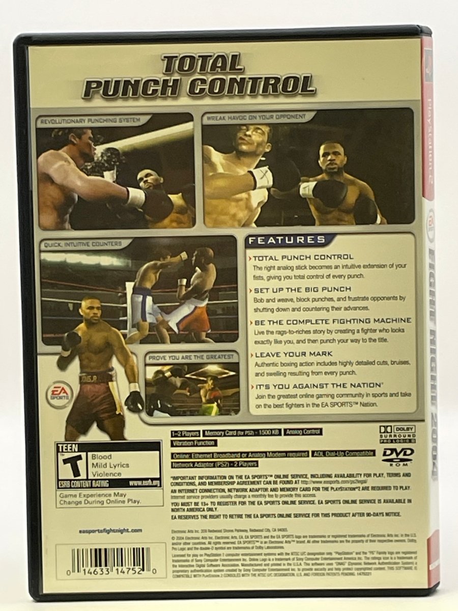 Fight Night 2004 [Greatest Hits] CL01 (CIB) PlayStation 2
