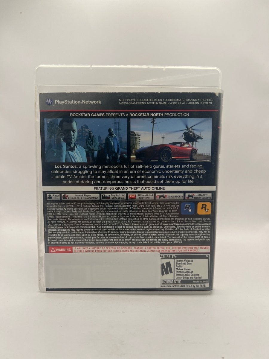 Grand Theft Auto V CL04 (CIB) Playstation 3