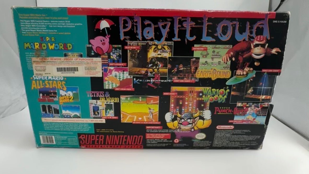 Super Nintendo Super Mario All Stars Set Console