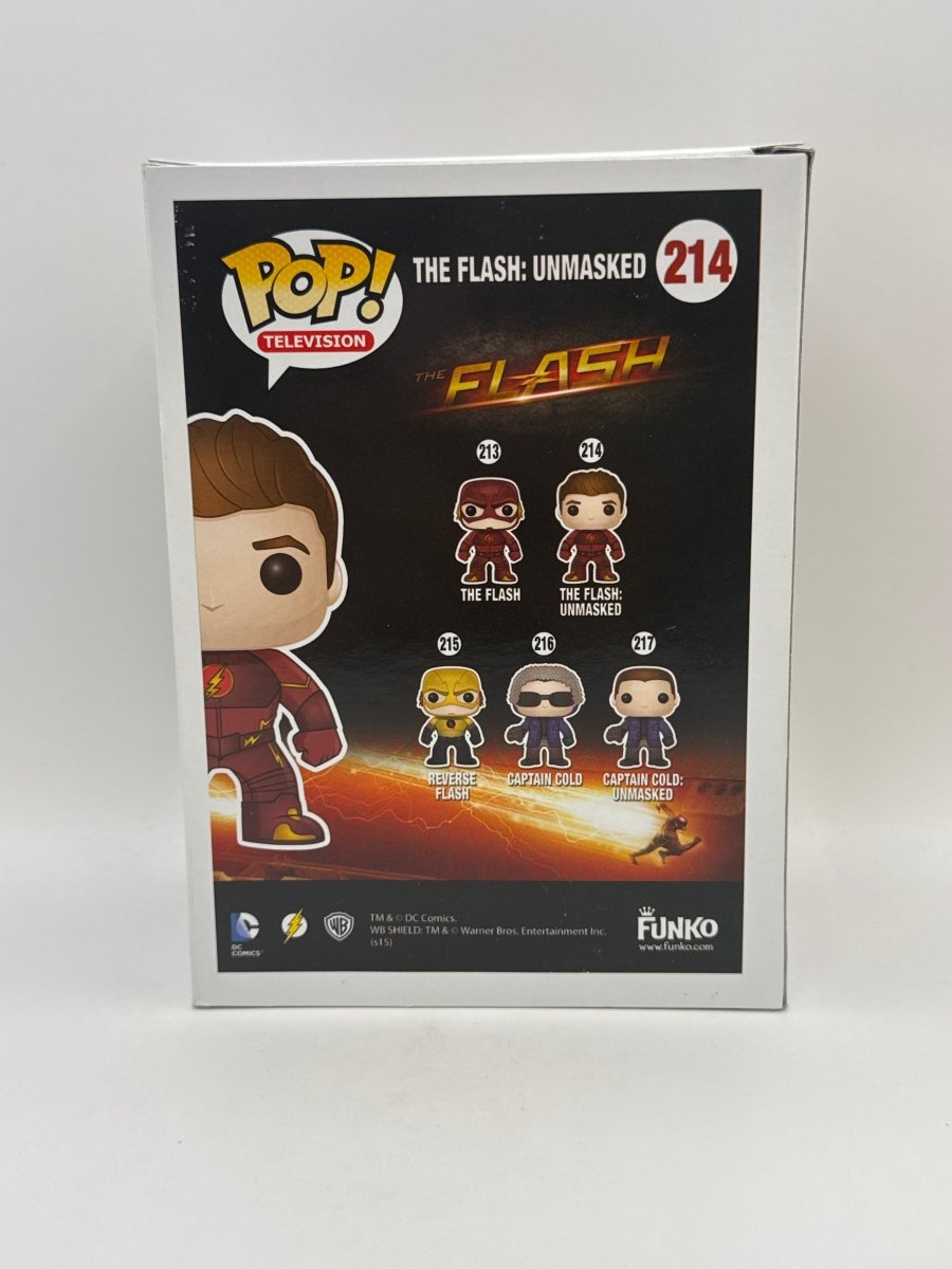 The Flash: The Flash Unmasked - 2015 Summer Convention Exclusive #214 Funko Pop