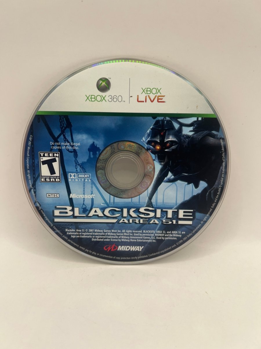 Blacksite Area 51 CL01 (Disc Only) Xbox 360