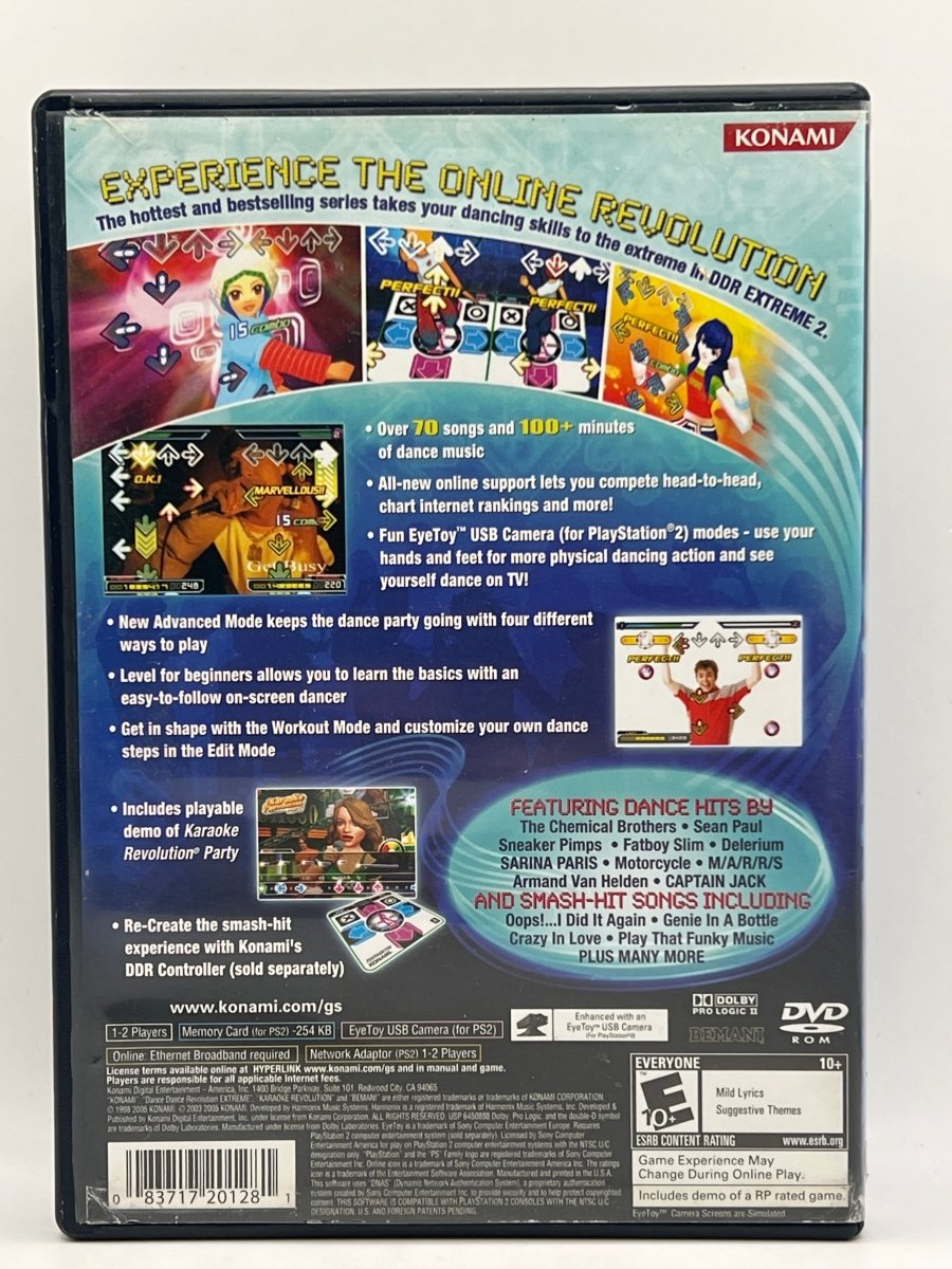 Dance Dance Revolution Extreme 2 CL02 (CIB) PlayStation 2
