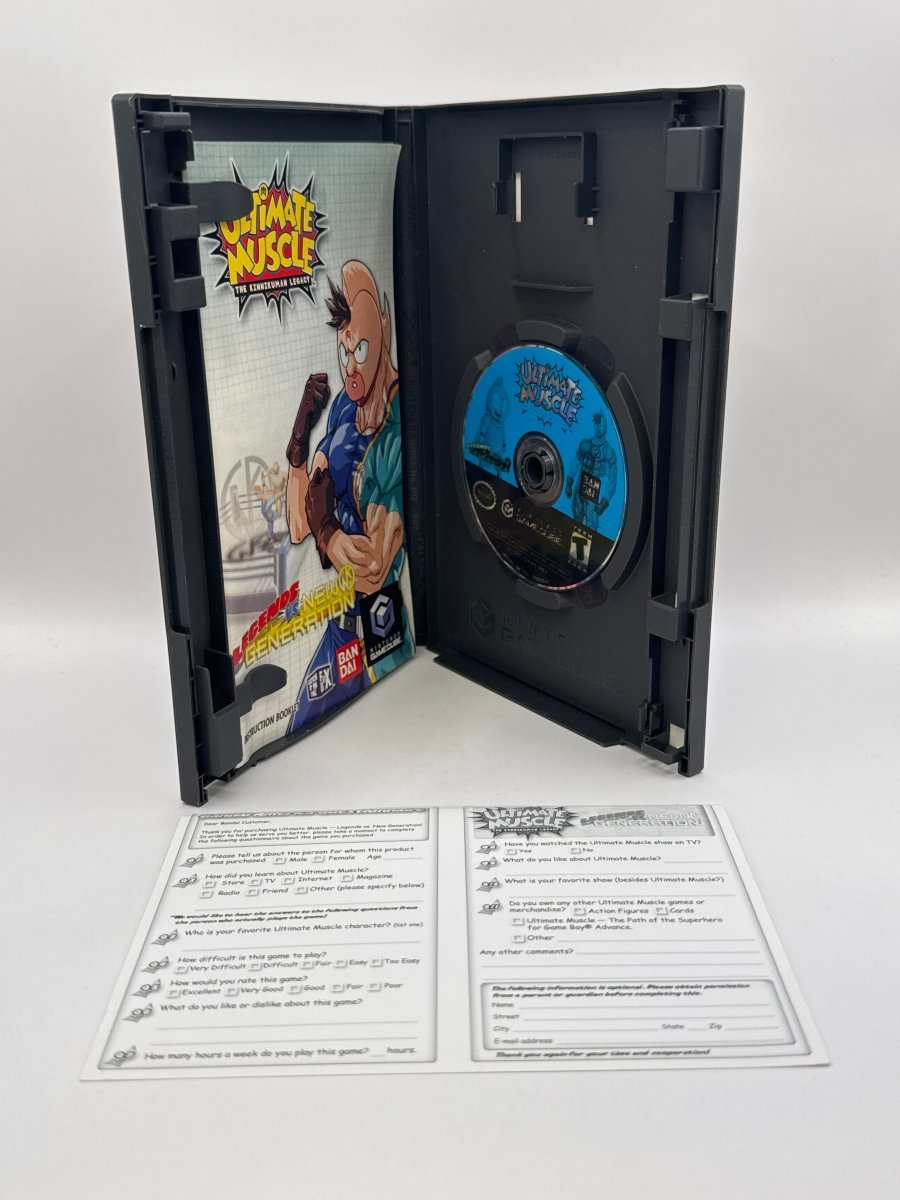 Ultimate Muscle: Legends VS. New Generation With Registration Card CL01 (CIB) Nintendo GameCube