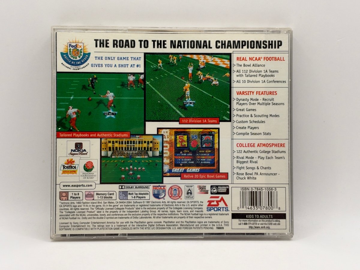 NCAA Football 98 CL01 (CIB) Playstation One