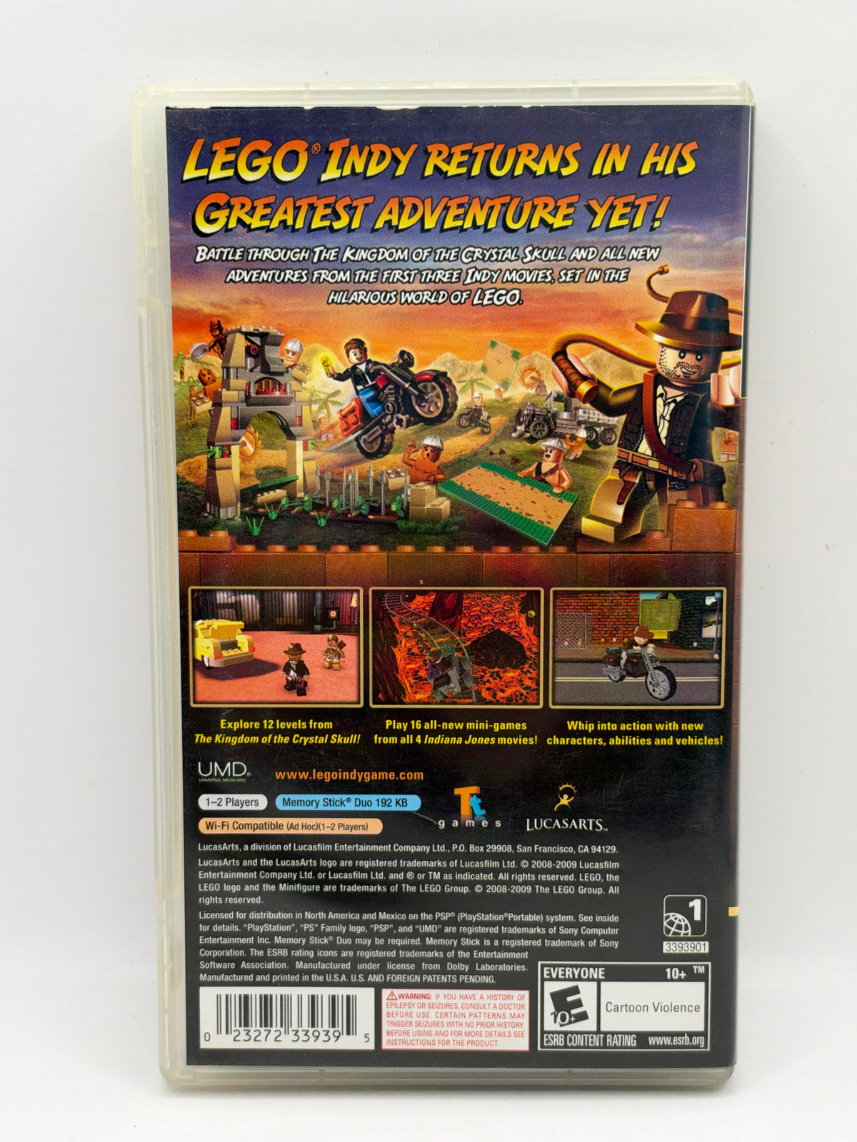 LEGO Indiana Jones 2: The Adventure Continues CL01 (CIB) PSP
