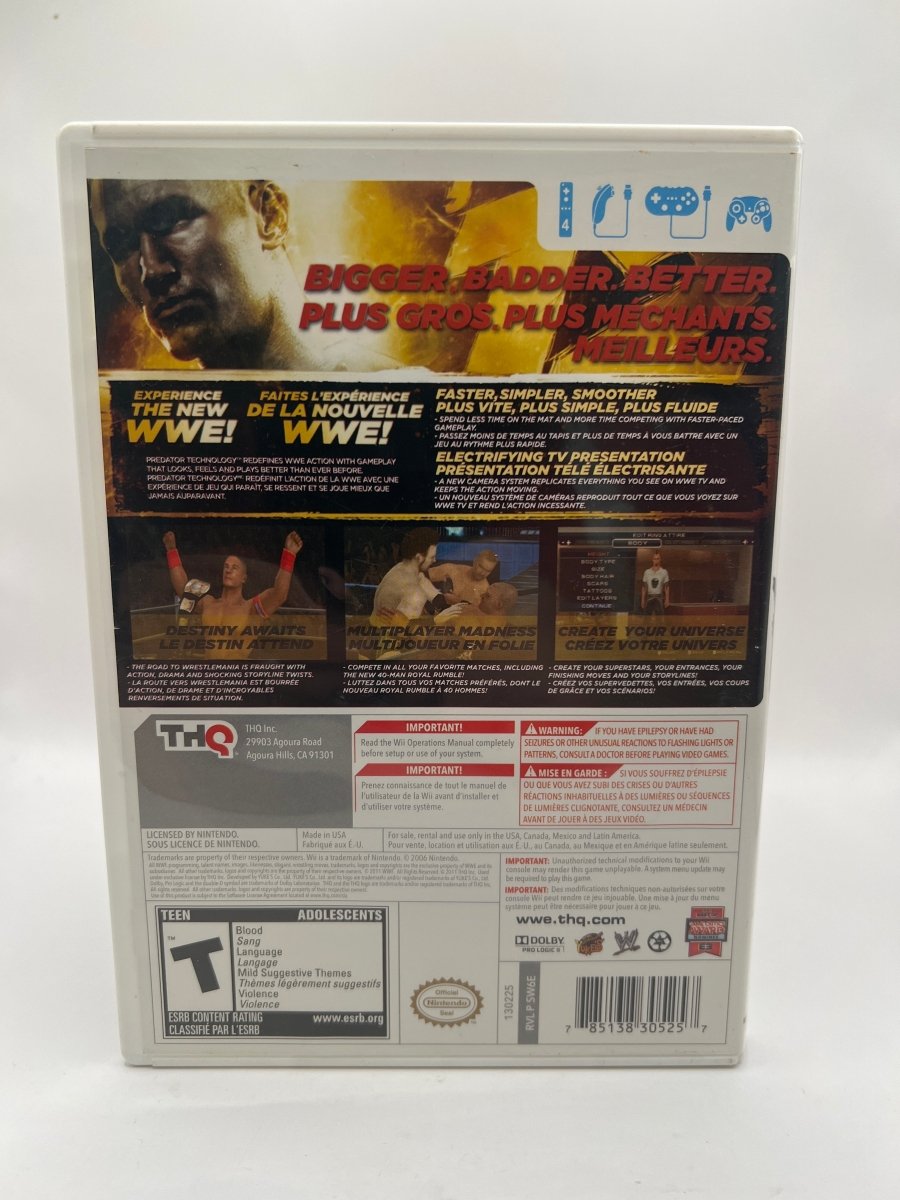 WWE '12 CL01 (CIB) Nintendo Wii