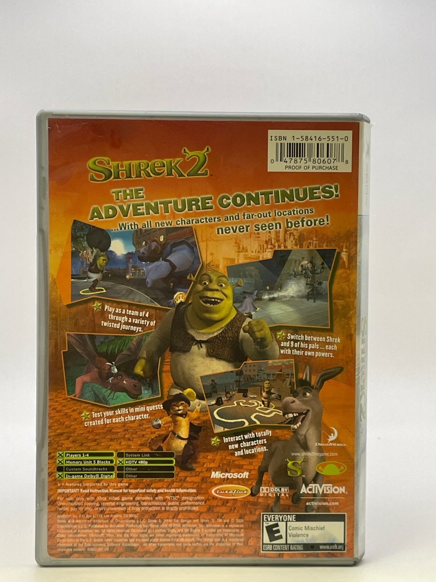 Shrek 2 [Platinum Hits] CL01 (CIB) Original Xbox