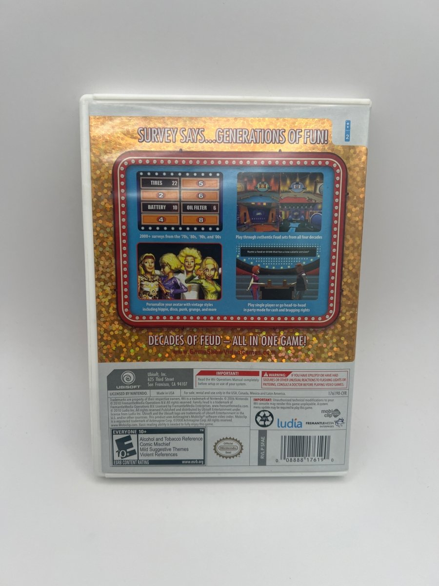 Family Feud Decades CL01 (Missing Manual) Nintendo Wii