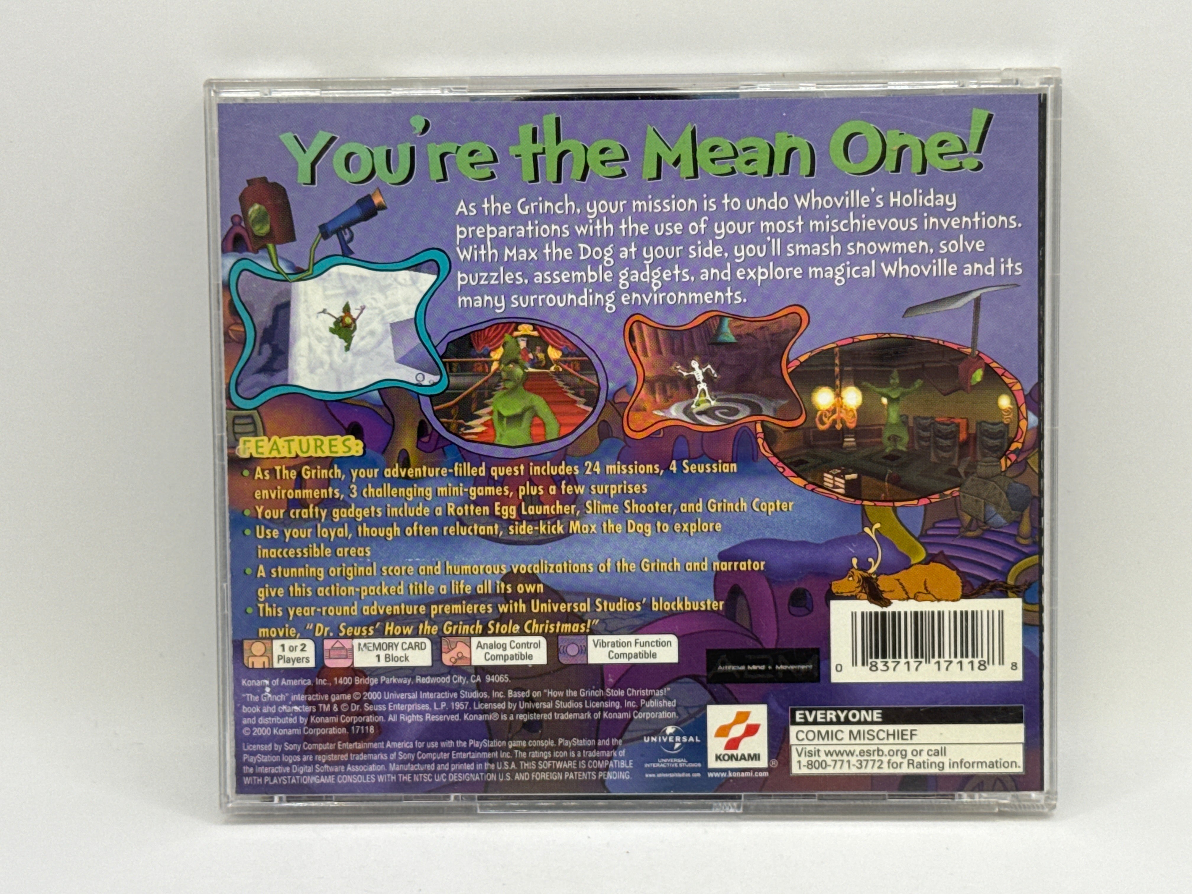 The Grinch CL01 (CIB) PlayStation One