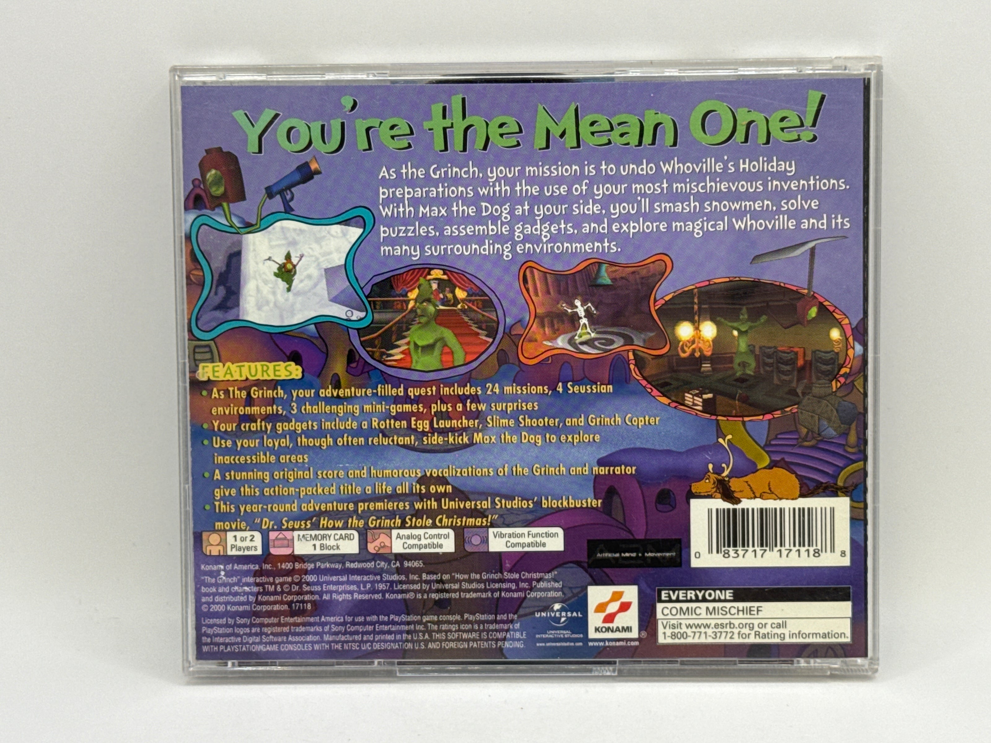 The Grinch CL01 (CIB) PlayStation One