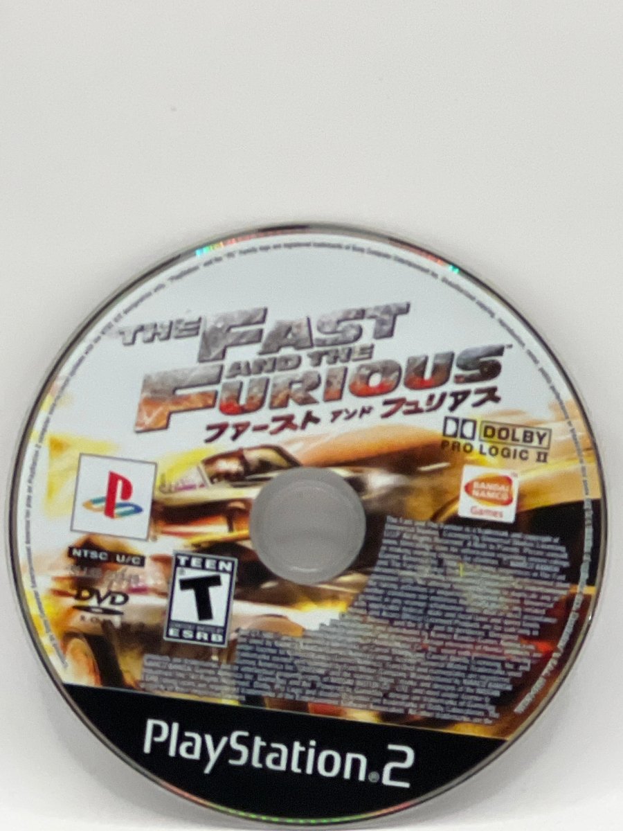 Fast and the Furious CL01 (Disc Only) PlayStation 2