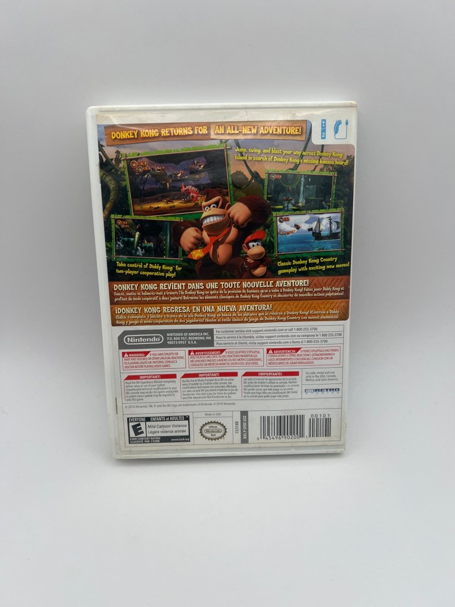 Donkey Kong Country Returns CL01 (CIB) Nintendo Wii