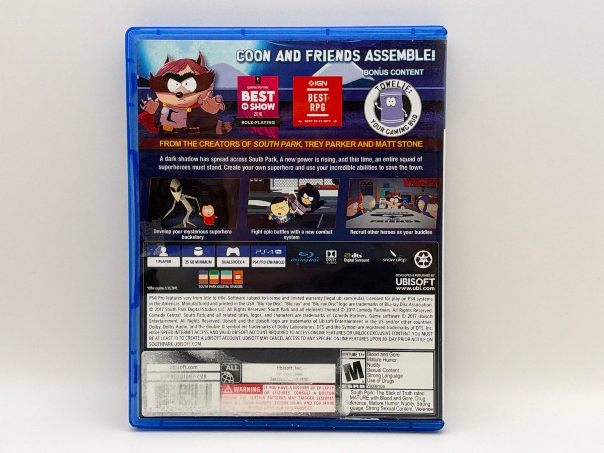 South Park: The Fractured But Whole CL01 (CIB) PlayStation 4