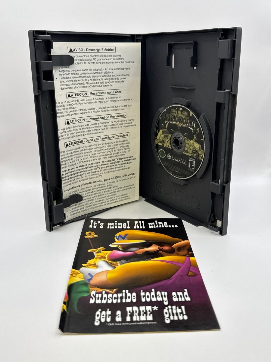 Wario World CL01 (Missing Manual) Nintendo GameCube