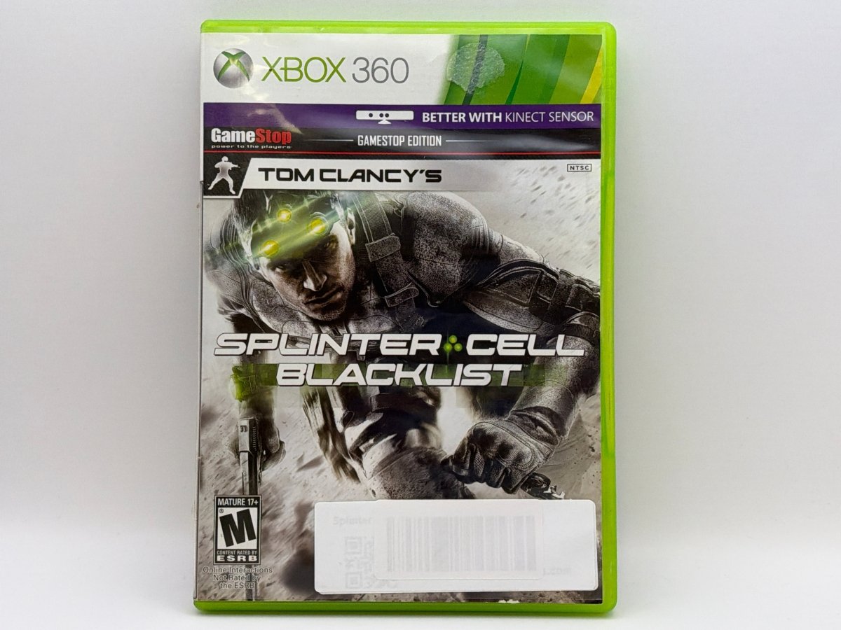 Splinter Cell Blacklist [Gamestop Edition] CL01 (CIB) Xbox 360