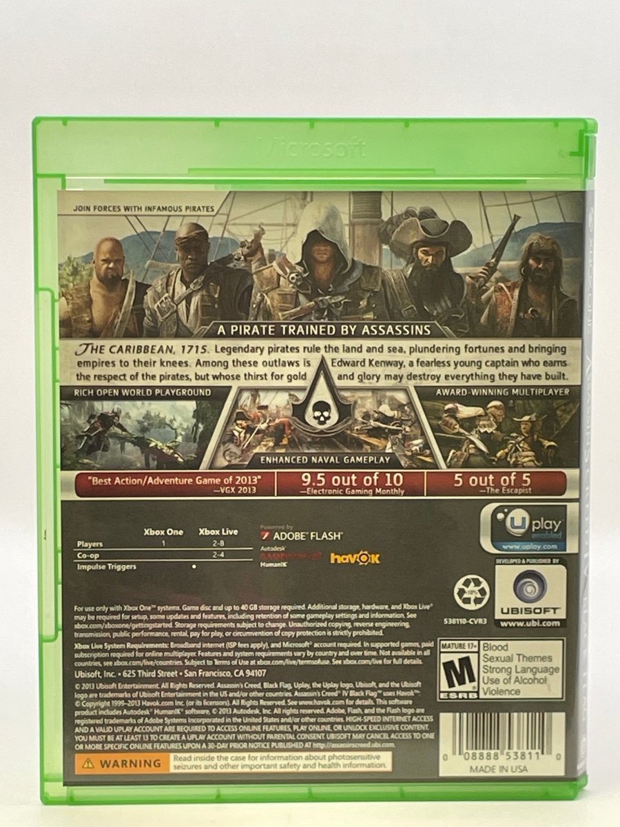 Assassin's Creed IV: Black Flag CL01 (CIB) Xbox One