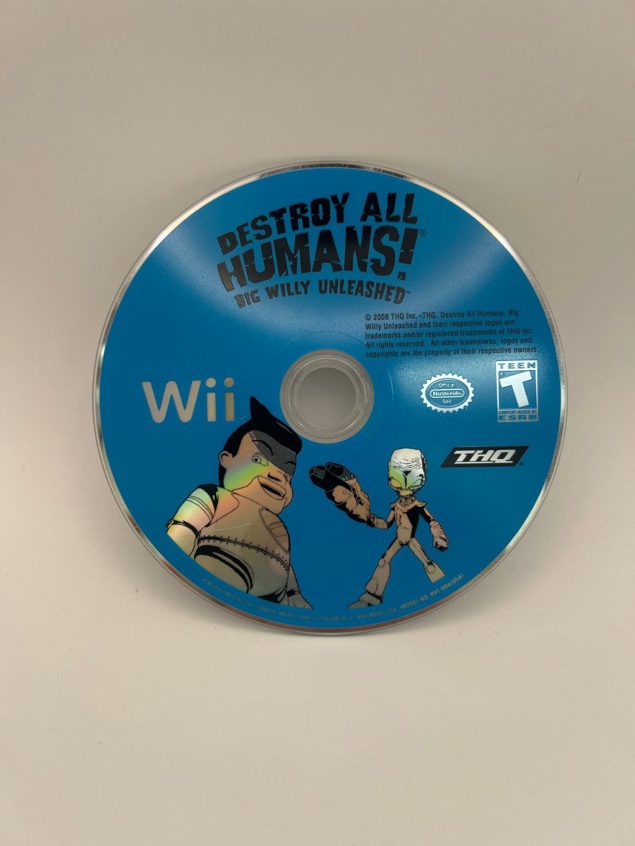 Destroy All Humans! Big Willy Unleashed CL02 (Disc Only) Nintendo Wii