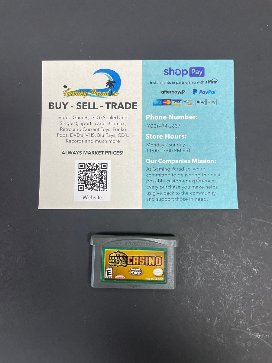 Golden Nugget Casino GameBoy Advance CL 03