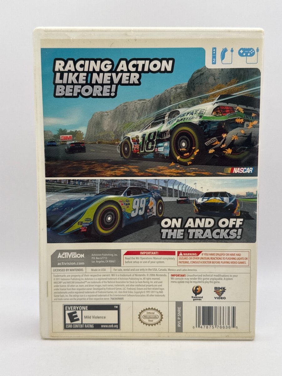 NASCAR Unleashed CL01 (Missing Manual) Nintendo Wii