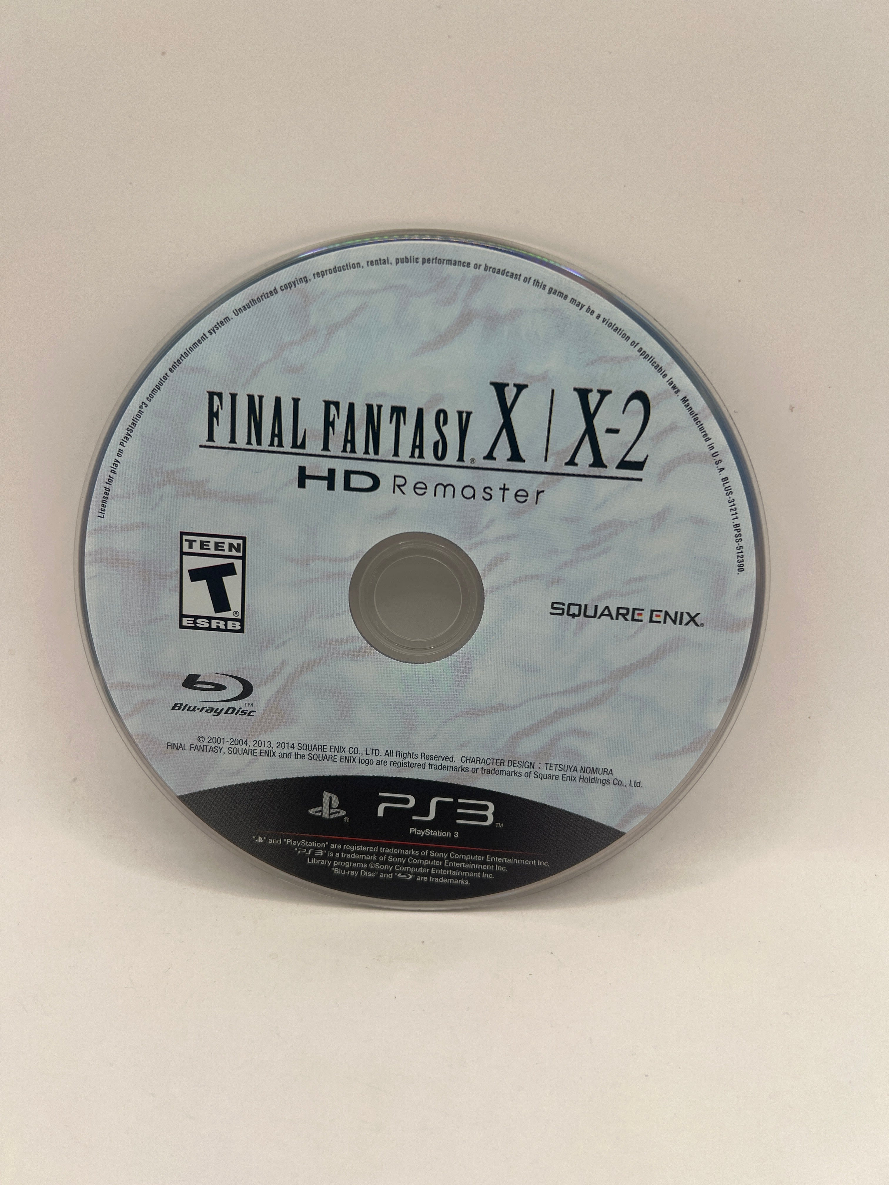 Final Fantasy X X-2 HD Remaster CL02 (Disc Only) Playstation 3