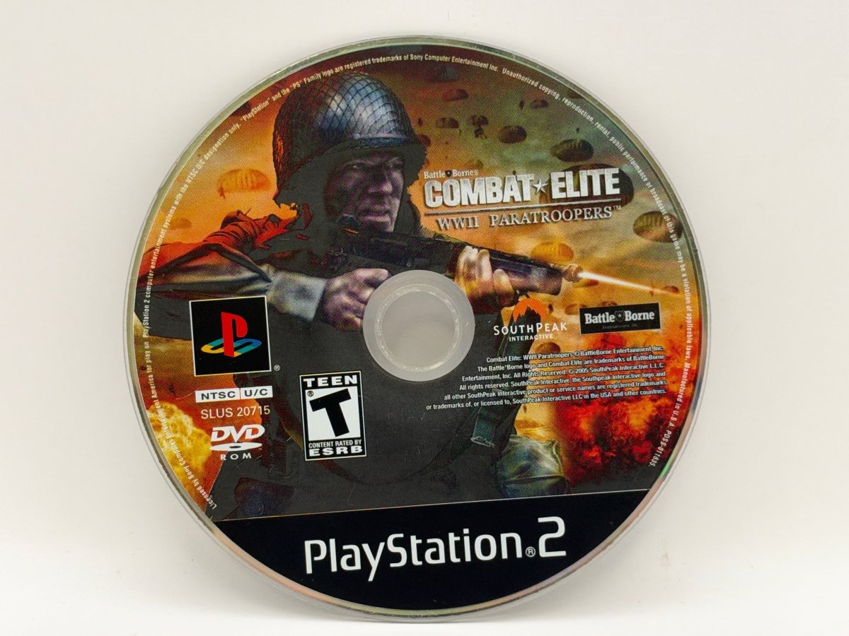 Combat Elite WWII Paratroopers CL01 (Disc Only) PlayStation 2