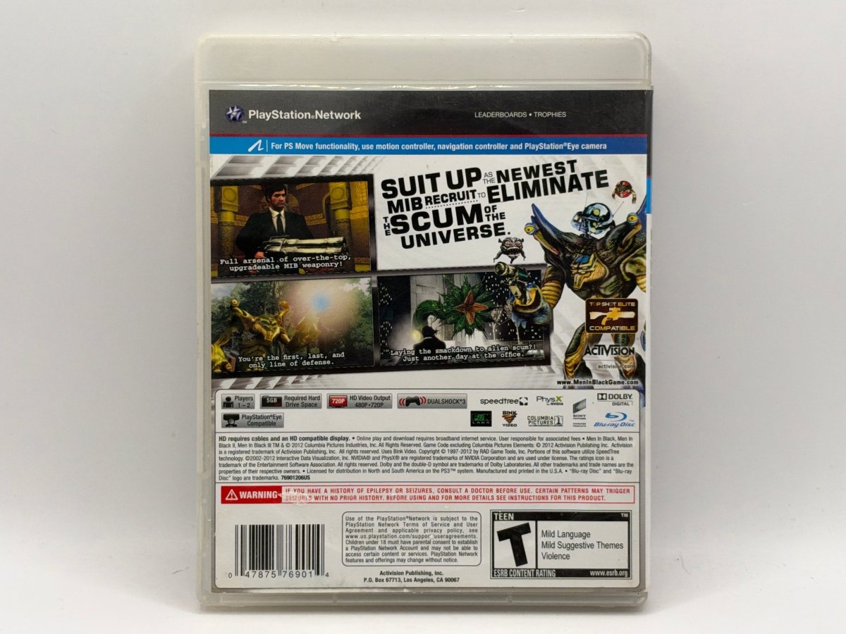Men In Black: Alien Crisis CL01 (CIB) Playstation 3