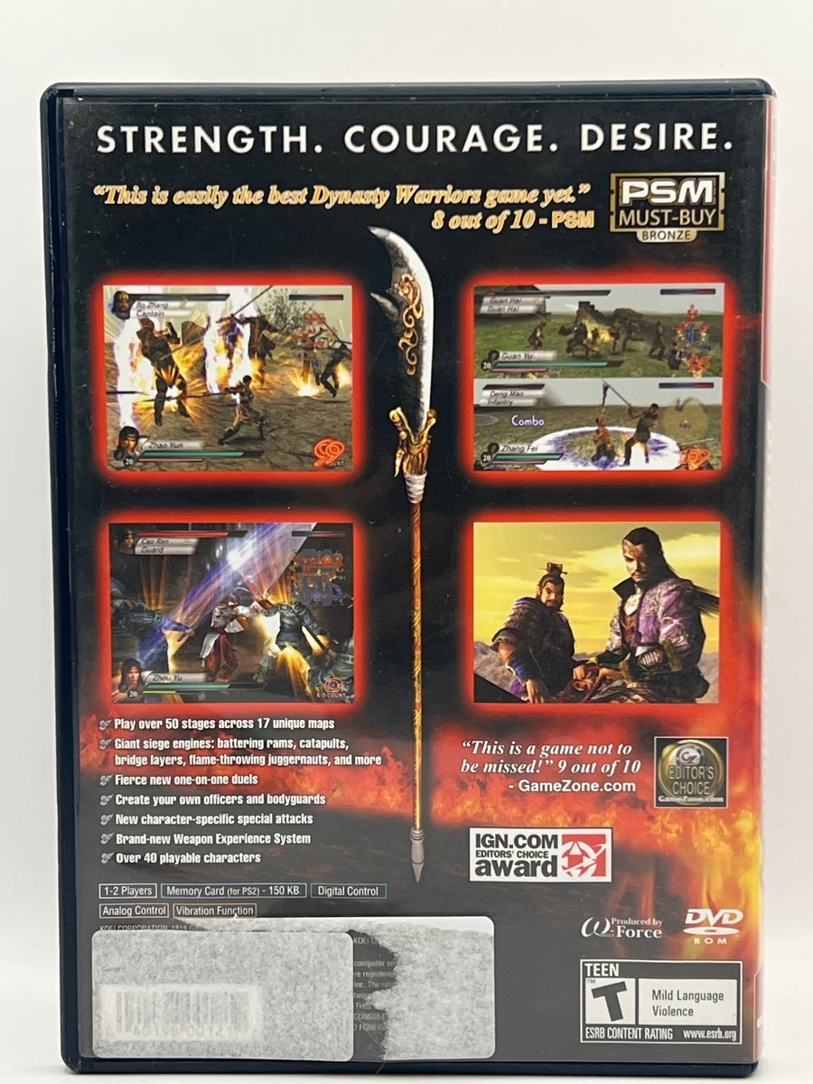 Dynasty Warriors 4 [Greatest Hits] CL01 (CIB) PlayStation 2