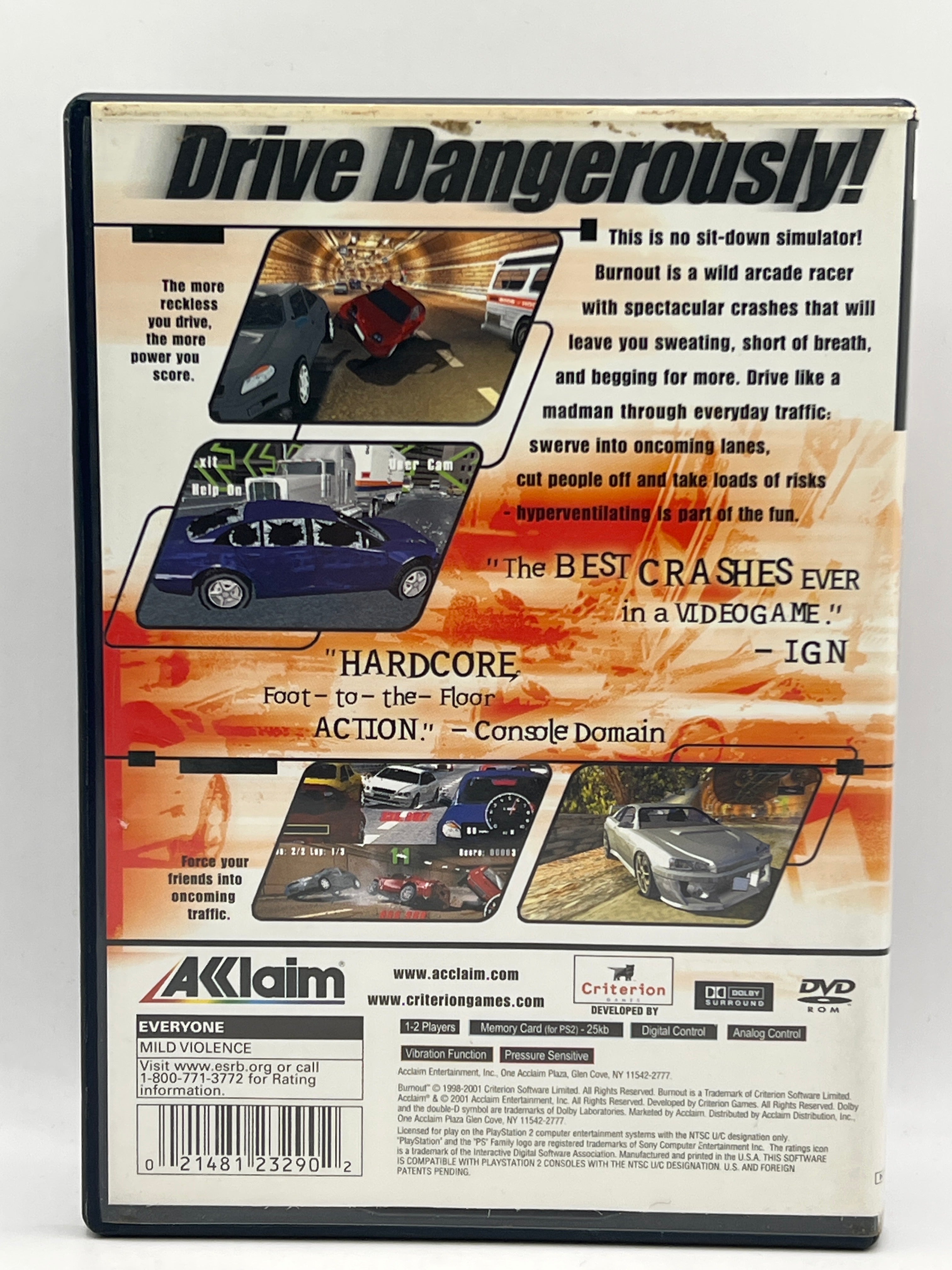 Burnout CL01 (CIB) PlayStation 2