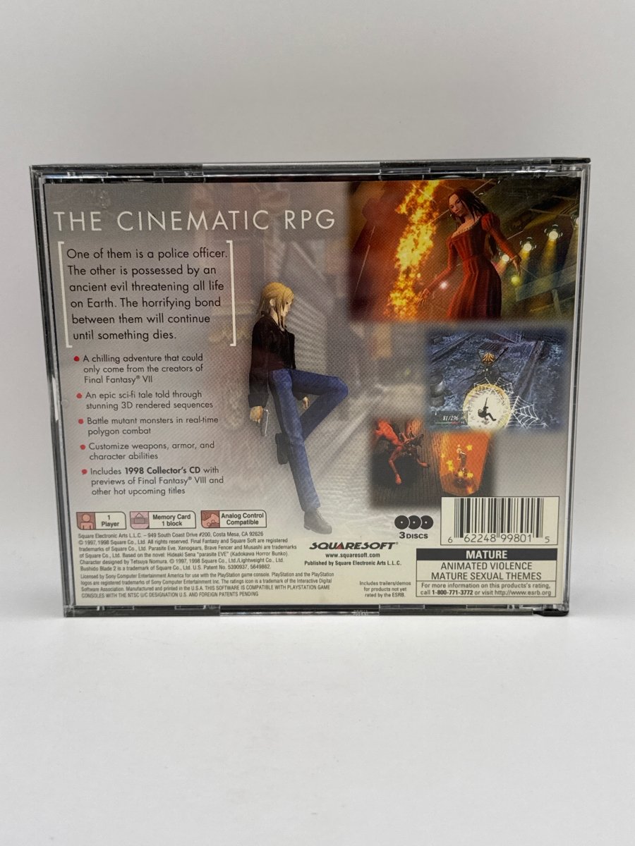 Parasite Eve CL01 (Missing Manual) PlayStation One