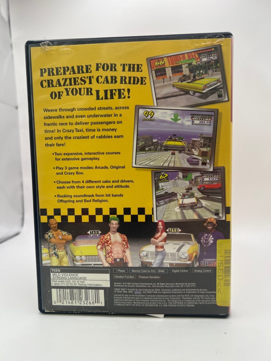Crazy Taxi [Greatest Hits] CL01 (CIB) PlayStation 2