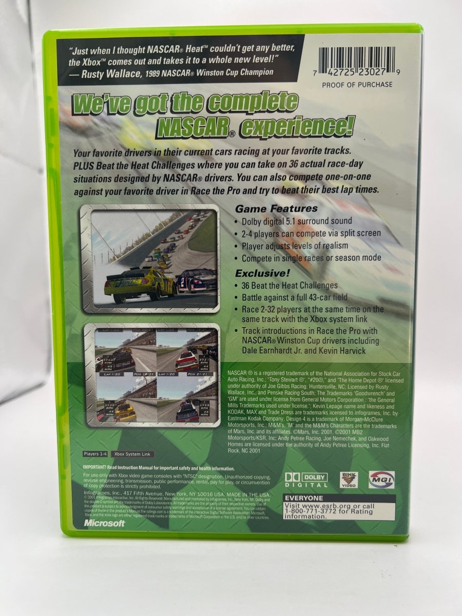 NASCAR Heat 2002 CL01 (CIB) Original Xbox