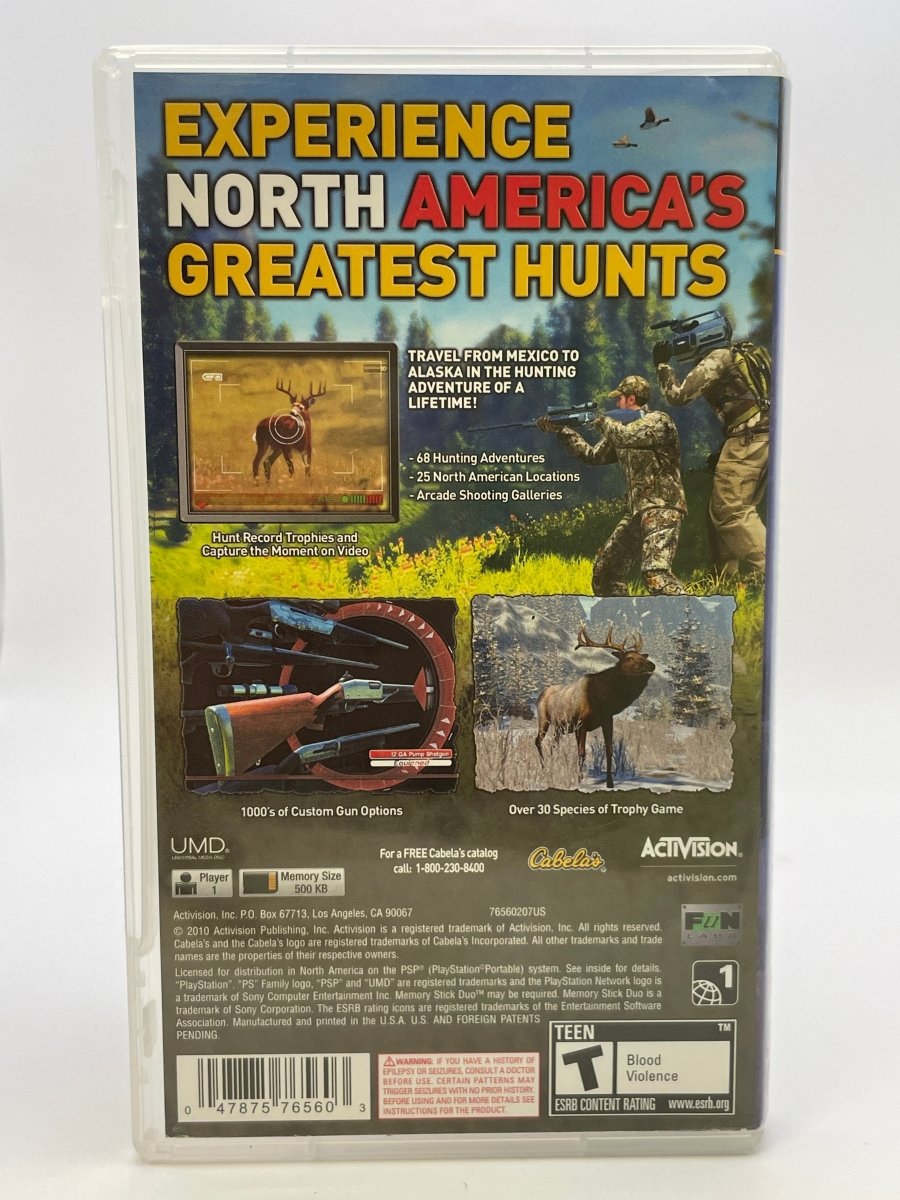 Cabela's North American Adventures [Favorites] CL01 (CIB) PSP
