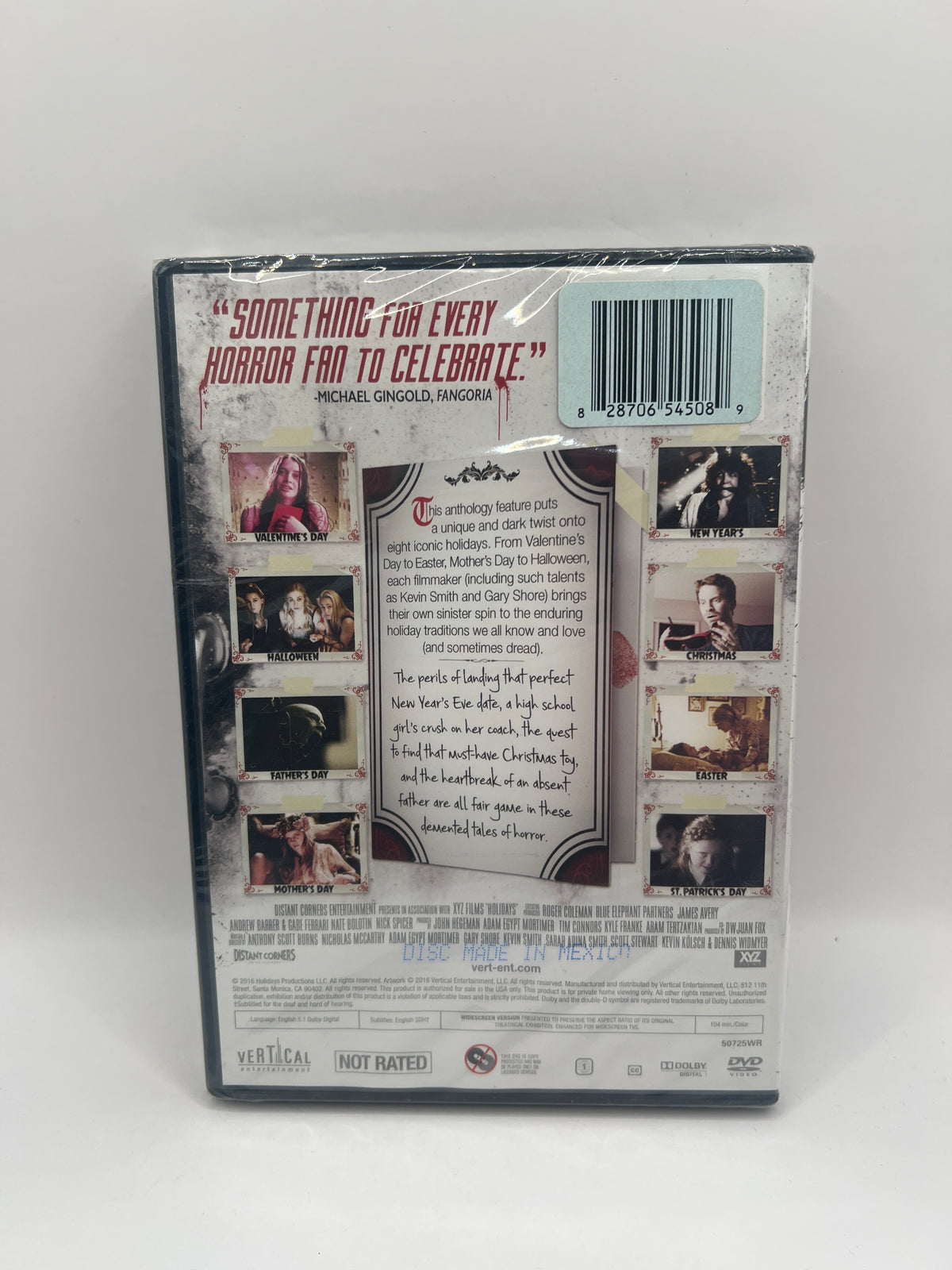 Holidays (2016) NEW DVD