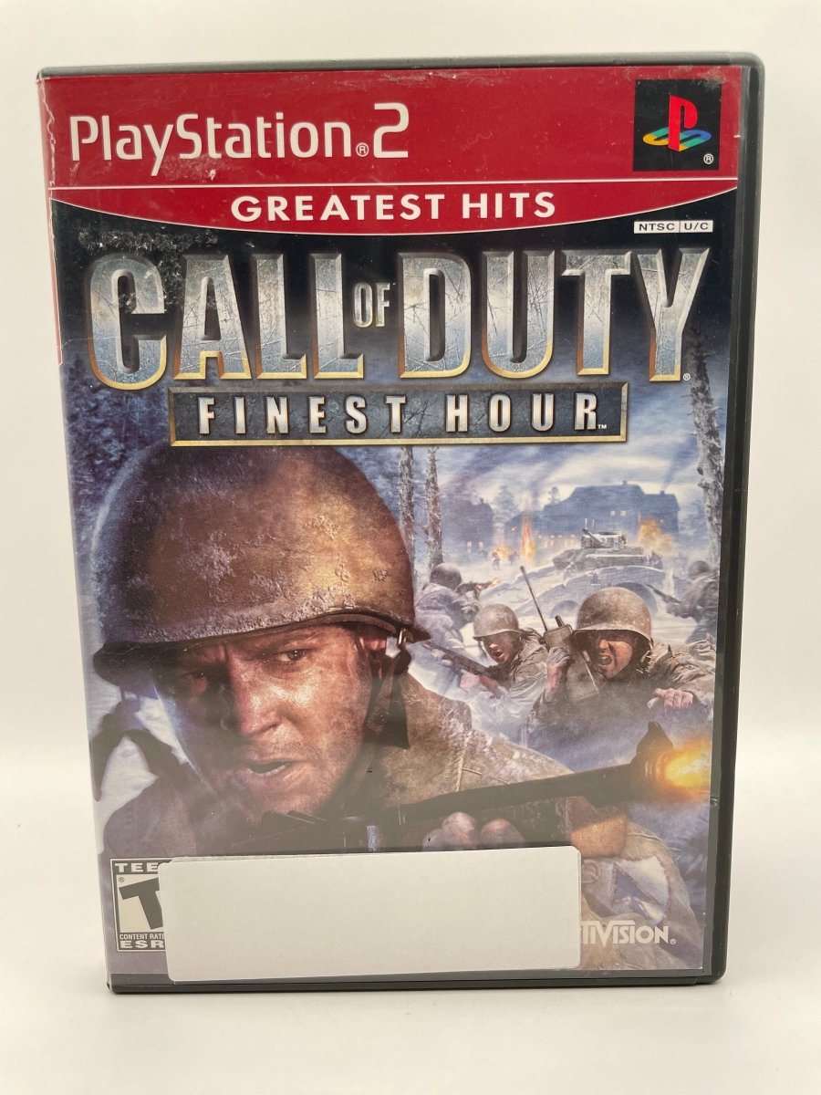 Call of Duty Finest Hour [Greatest Hits] CL01 (Missing Manual) PlayStation 2