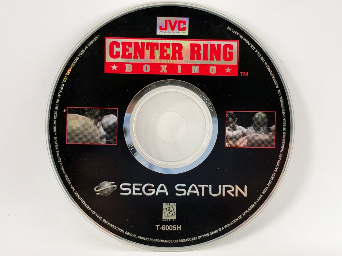 Center Ring Boxing CL01 (Disc Only) Sega Saturn