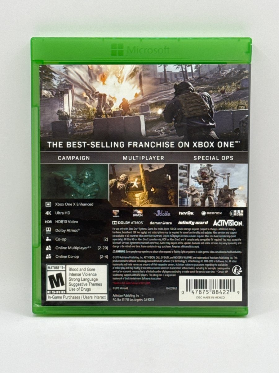 Call Of Duty: Modern Warfare CL01 (CIB) Xbox One