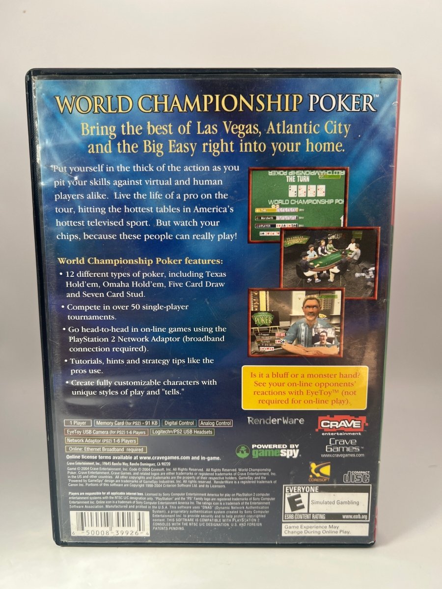 World Championship Poker [Greatest Hits] CL02 (CIB) PlayStation 2