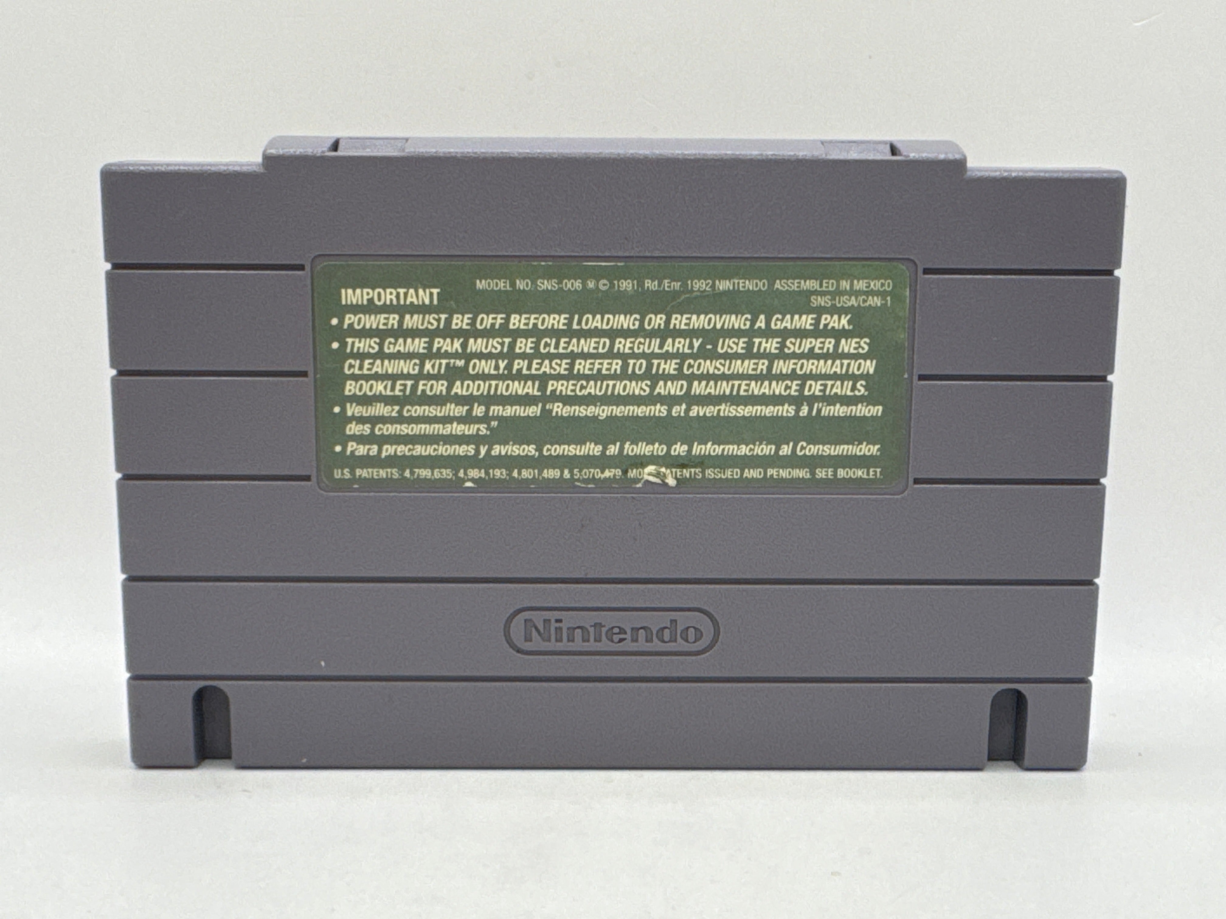 X-Men Mutant Apocalypse CL01 (Cart Only) Super Nintendo