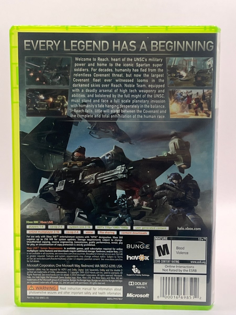 Halo: Reach CL03 (CIB) Xbox 360