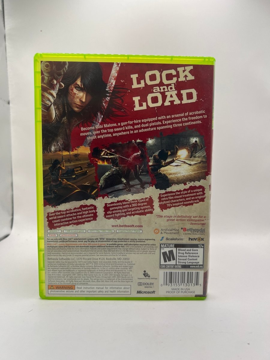 Wet CL01 (CIB) Xbox 360