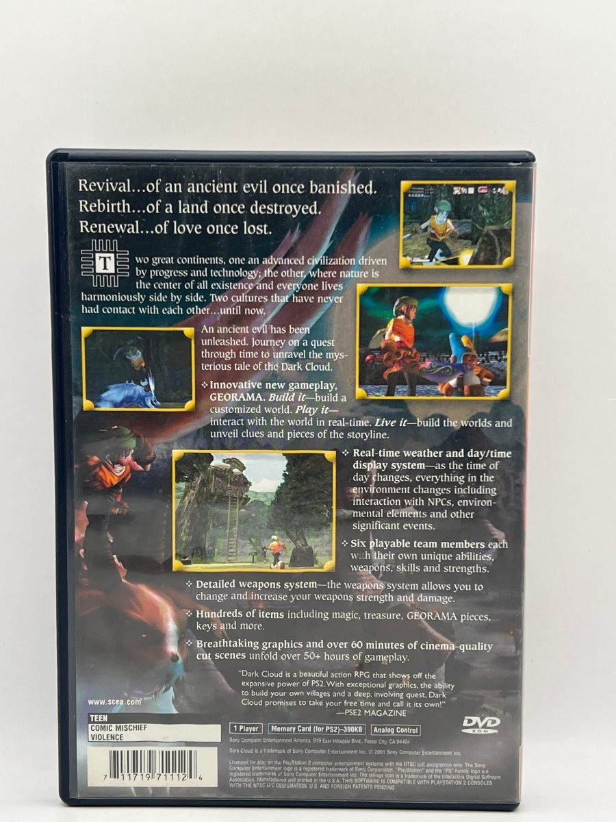 Dark Cloud [Greatest Hits] CL01 (Missing Manual) PlayStation 2