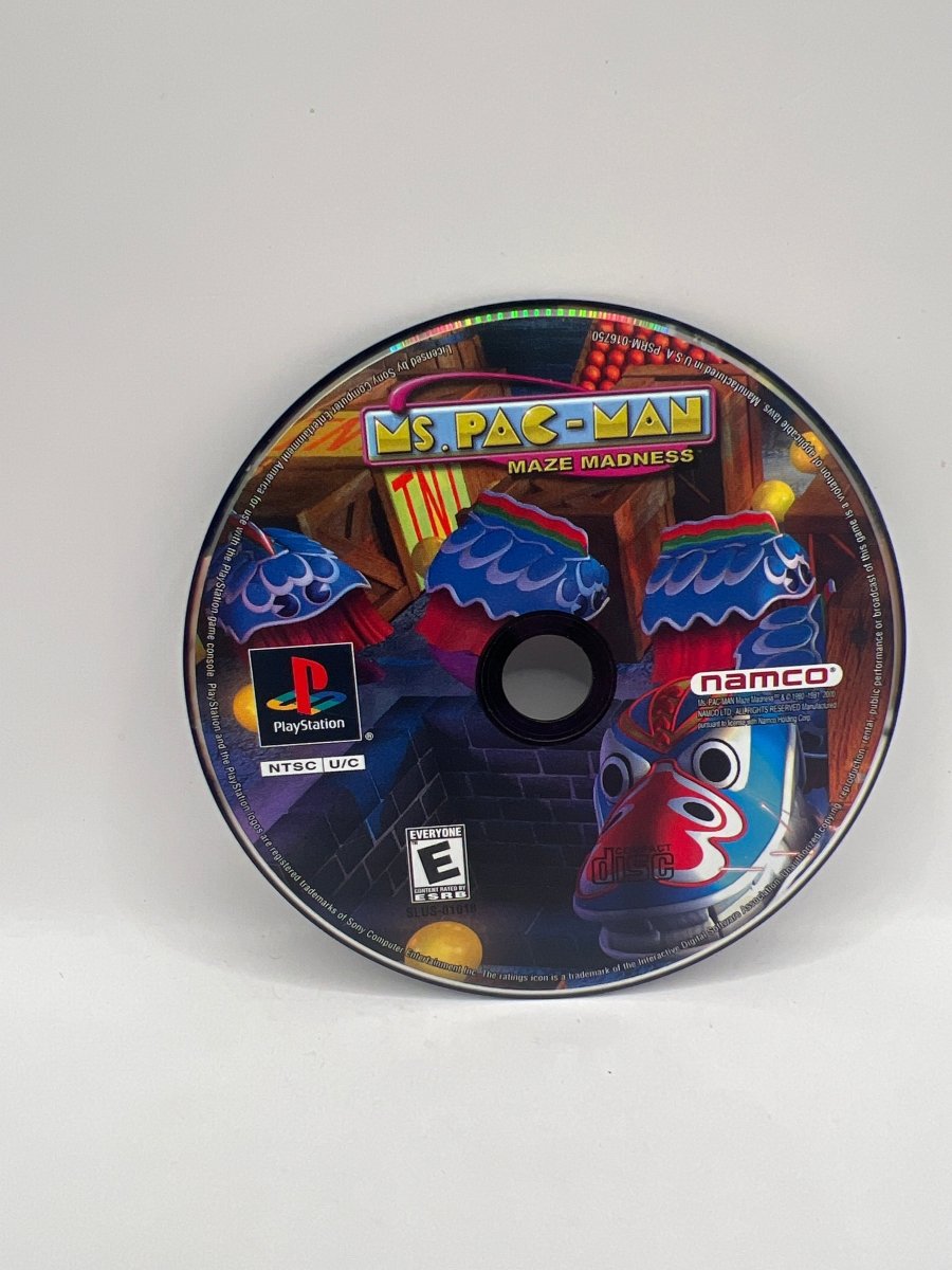 Ms. Pac-Man Maze Madness CL01 (Disc Only) Playstation One