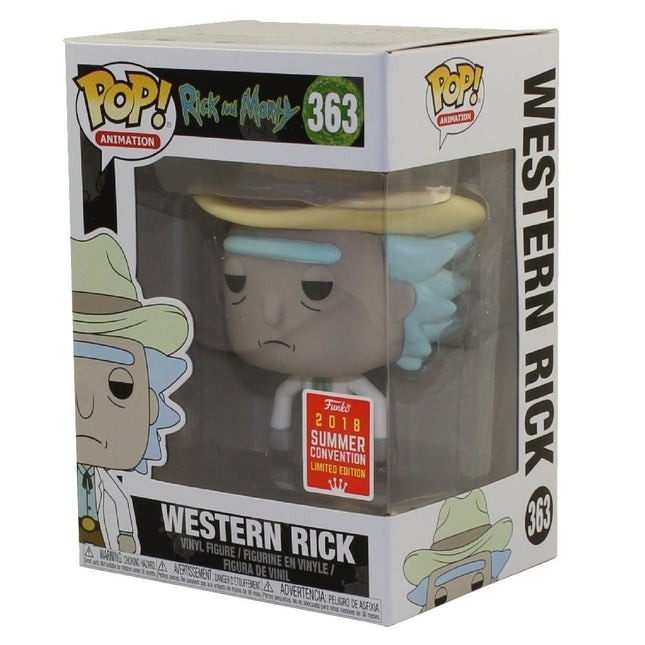 Rick And Morty: Western Rick #363 (2018 Summer Convention Exclusive) - In Box - Funko Pop