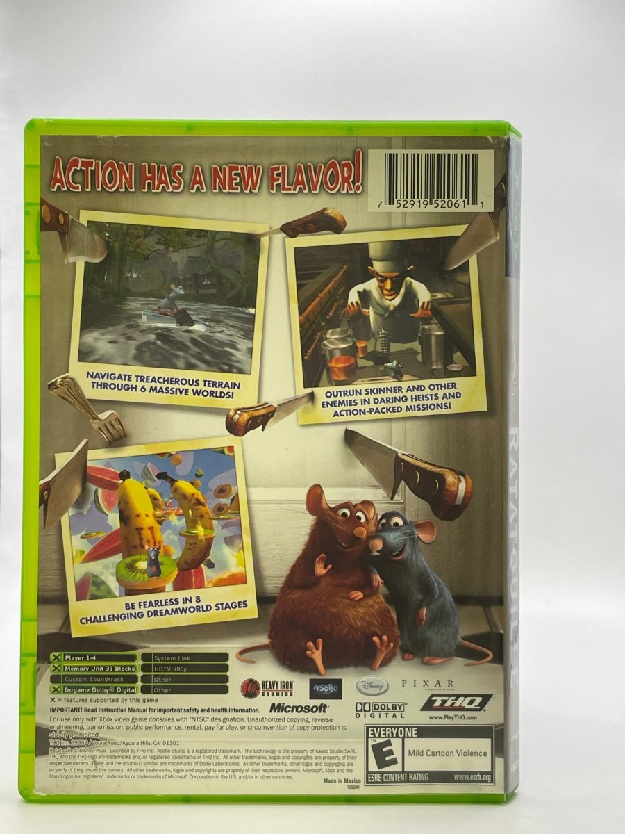 Ratatouille [Gamestop Exclusive] CL01 (CIB) Original Xbox