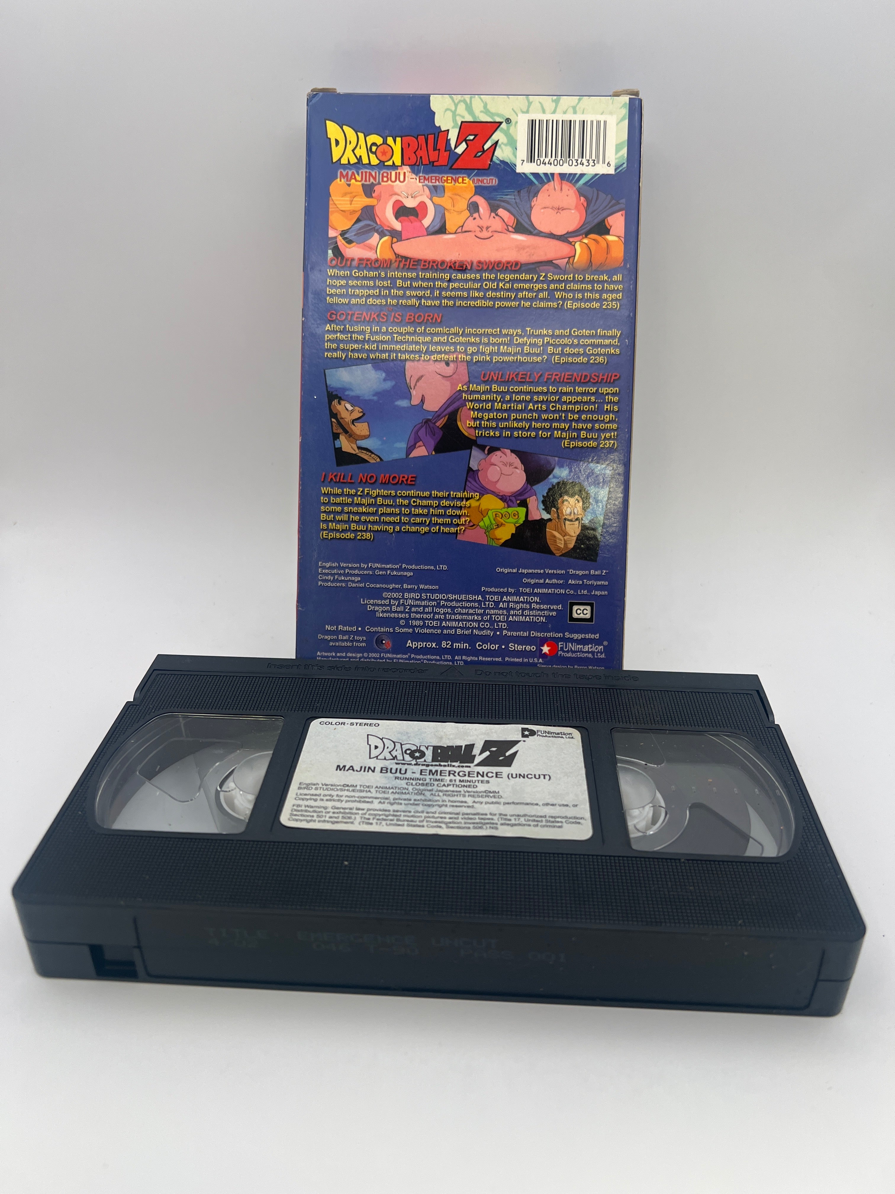 Dragon Ball Z - Majin Buu Emergence (Uncut) (2002) Used VHS