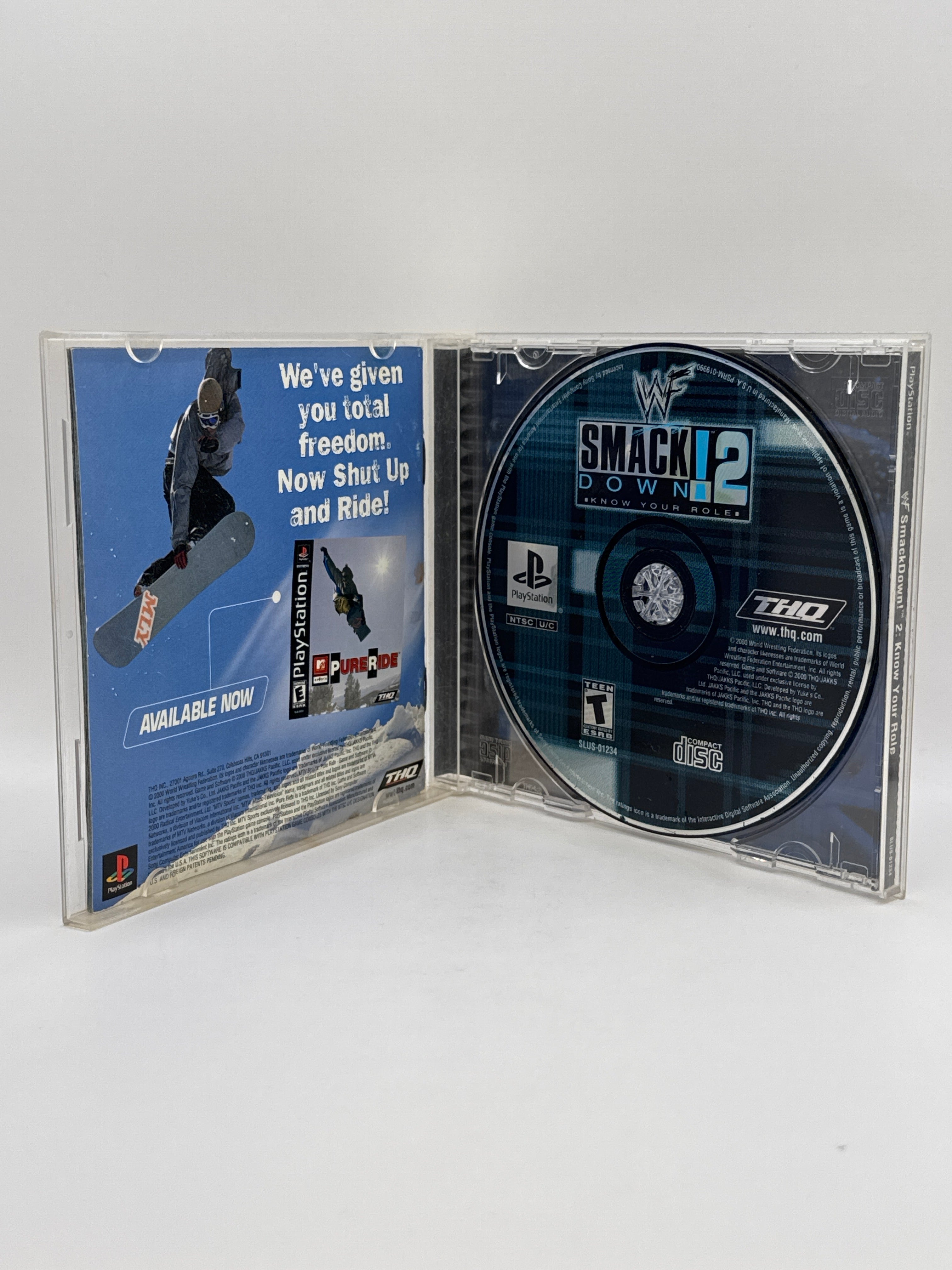 WWF Smackdown 2: Know Your Role CL01 (CIB) PlayStation One