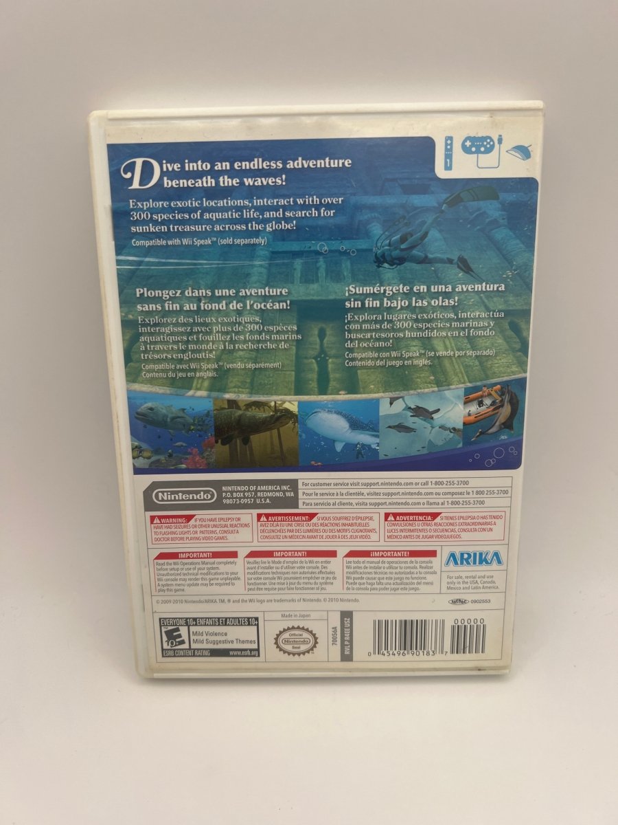 Endless Ocean: Blue World CL01 (Missing Manual) Nintendo Wii