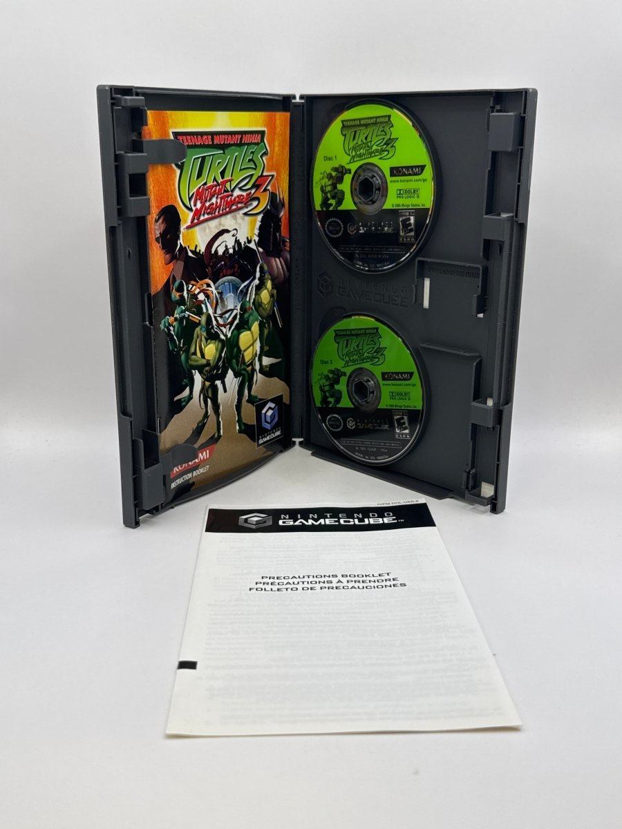 Teenage Mutant Ninja Turtles 3 Mutant Nightmare CL01 (CIB) Nintendo GameCube